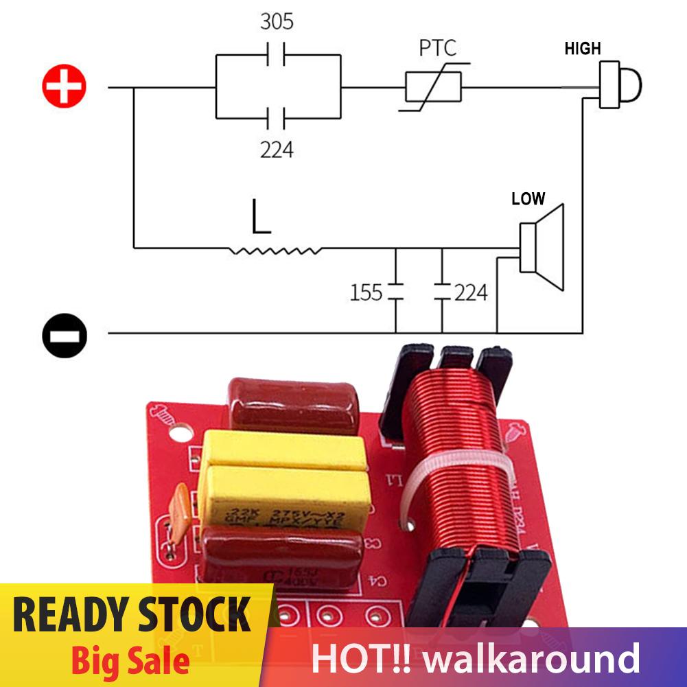 Thiết Bị Chia Tần Số Loa Âm Thanh Hi-Fi 2 Chiều Weah-234 80w