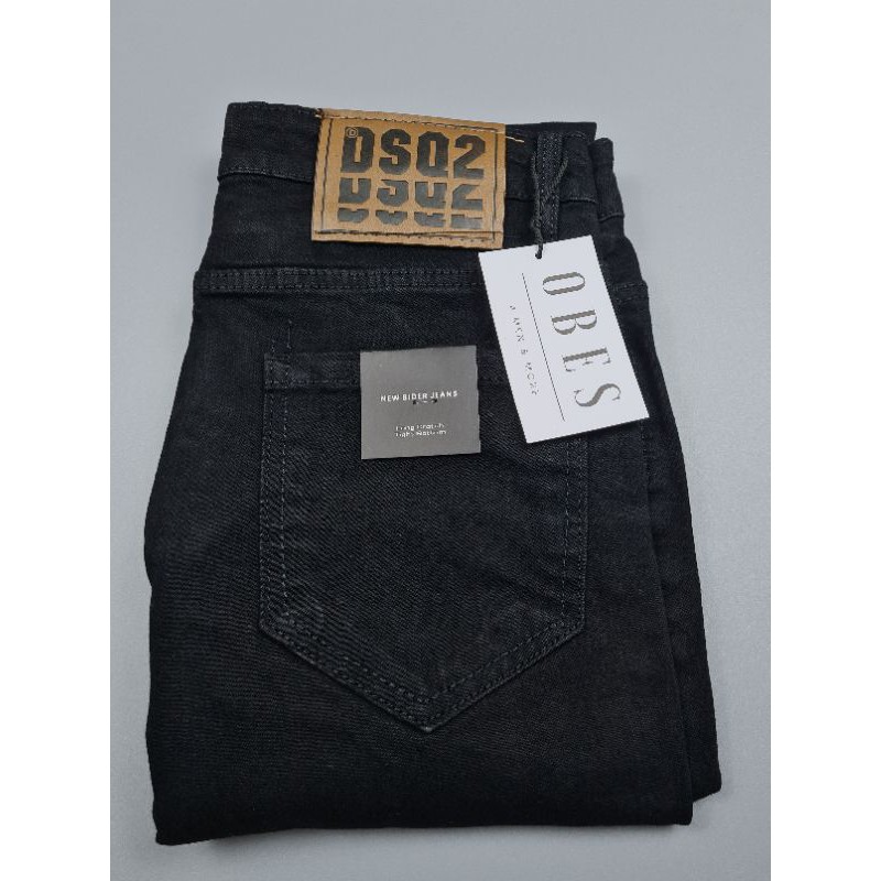 [OBES] Quần jeans đen nam mã QD000