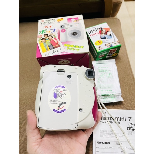 Máy chụp ảnh lấy liền Fujifilm Instax Mini 25 tặng kèm pin và 1 pack film 10 tấm date 2024