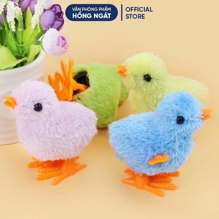 Đồ chơi gà con lon ton có chạy đà cho bé với nhiều màu sắc khác nhau làm quà tặng học sinh DC04