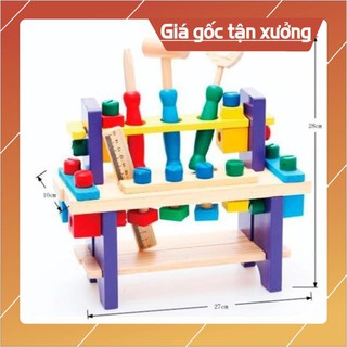 Bộ Đồ Chơi Dụng Cụ Sửa Chữa Bằng Gỗ Cho Trẻ Em, Trẻ Nhỏ giá sỉ​, giá bán buôn