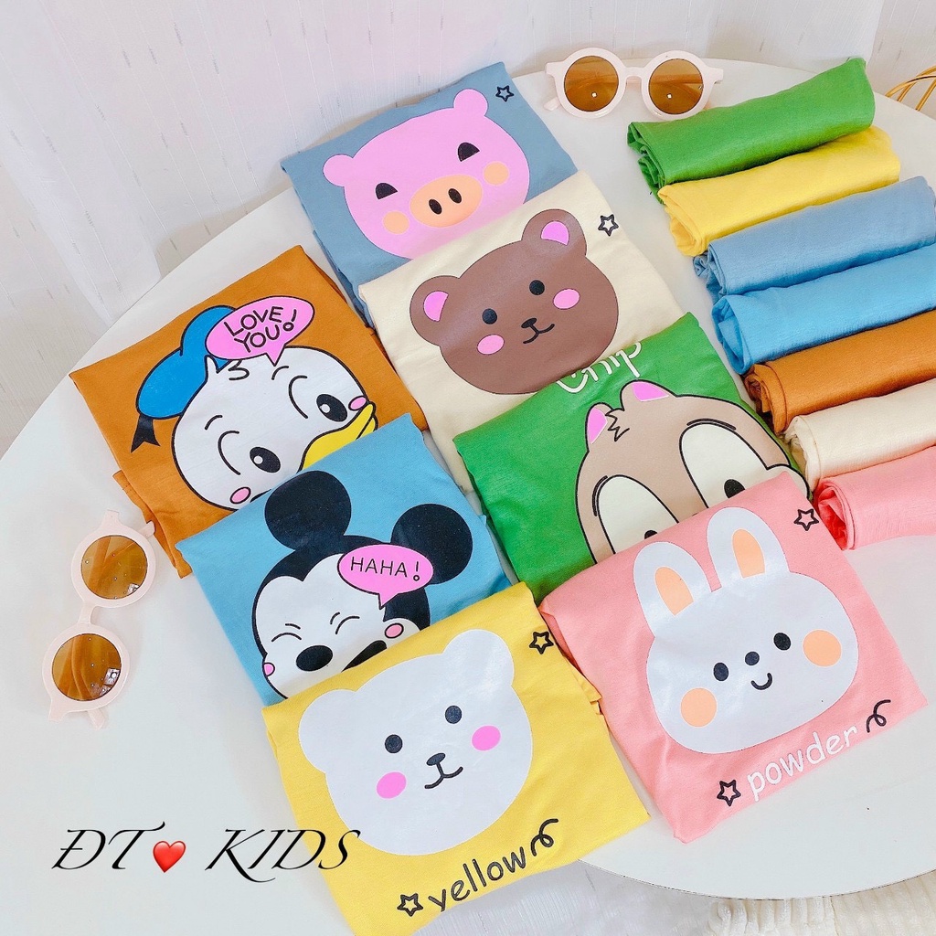 [SALE] Bộ Quần Áo Bé Gái, Bé Trai Minky Mom Vải Thun Lạnh 7 Màu Hoạt Hình, Bộ Dài Tay Cho Bé Mặc Nhà Thu Đông MKMTD2147