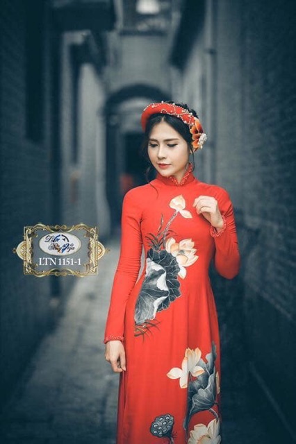 áo dài cao cấp in 3d 300/1 bộ | BigBuy360 - bigbuy360.vn