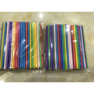 Ống hút nhựa đủ màu