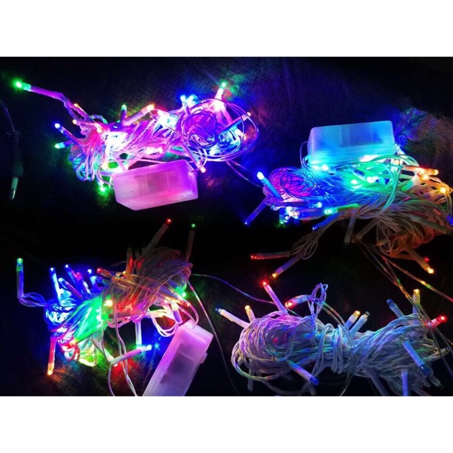 Đèn Nháy Chớp LED nhiều màu dài 5m, 60 bóng, 5 chế độ nháy khác nhau siêu bền