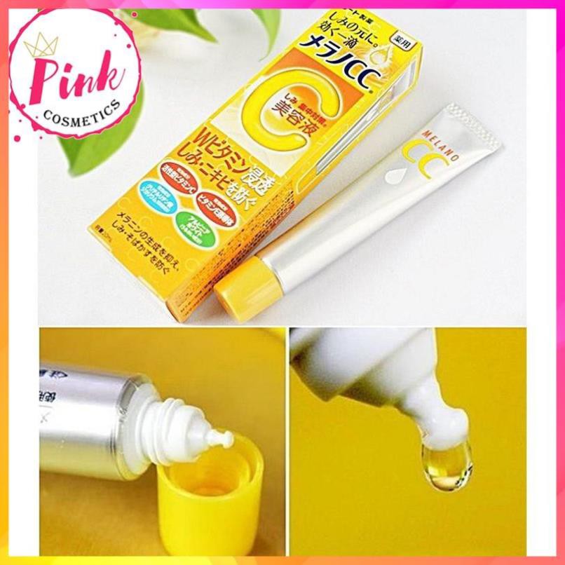 [AUTH] TINH CHẤT HỖ TRỢ KHẮC PHỤC NÁM, MỤN MELANO CC 20ML NHẬT BẢN