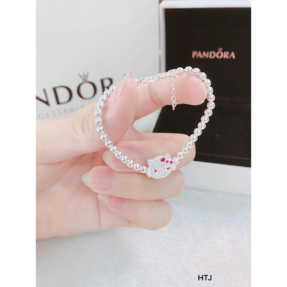 LẮC TAY BI MẶT MÈO KITTY CHO BÉ GÁI - [ CHUYÊN SỈ BẠC TA ]