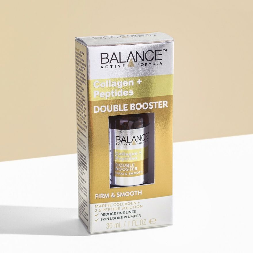 Serum Collagen trẻ hóa làn da - Balance Active Formula Collagen + Peptides Double Booster 30ml