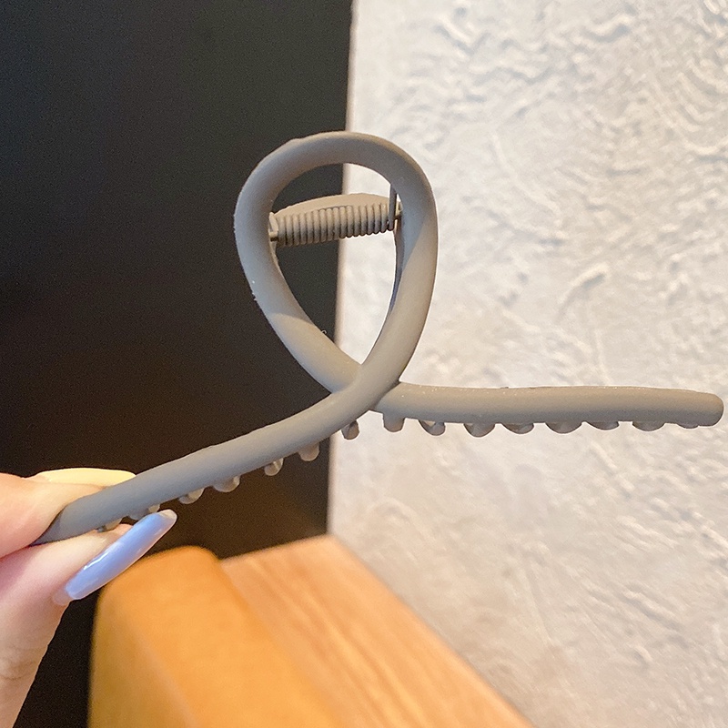 Kẹp tóc bằng hợp kim màu trơn phong cách Hàn Quốc thời trang cho nữ