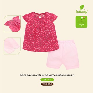 LULLABY - Bộ ngắn tay chữ A bé gái cánh tiên