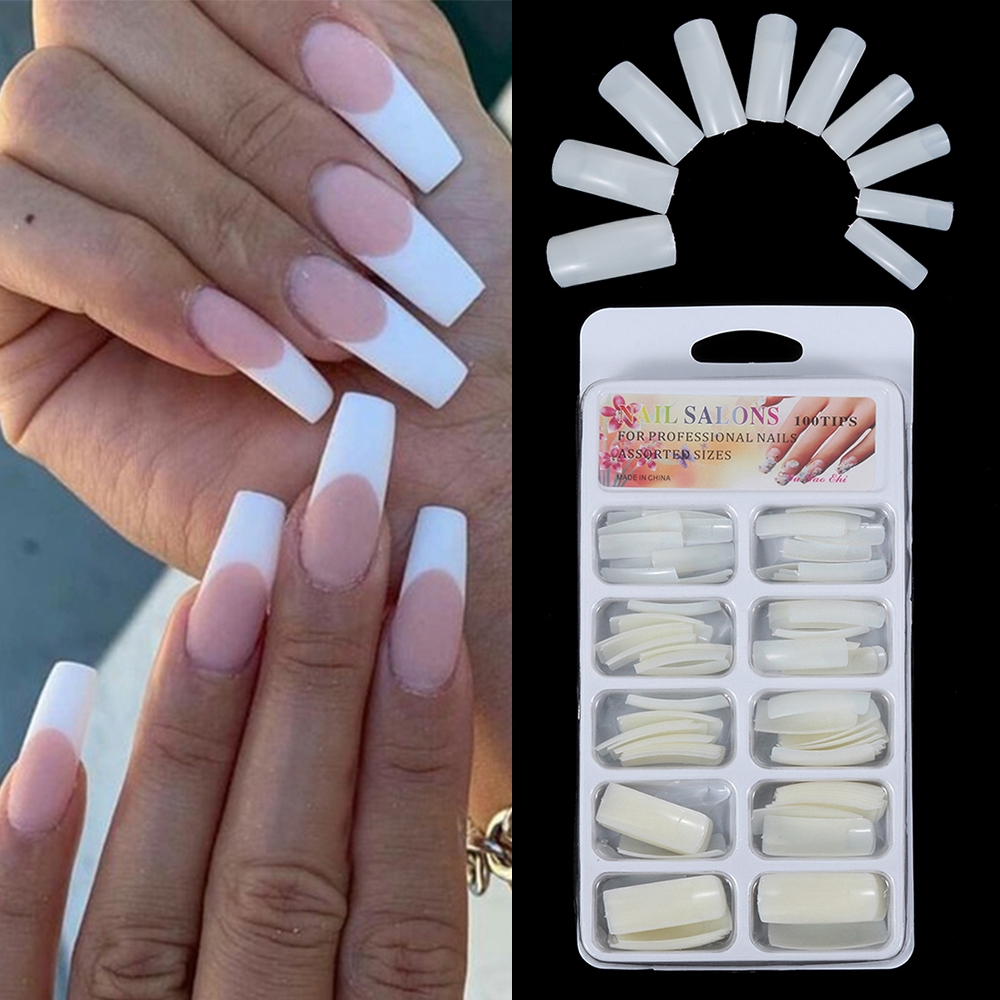 Móng giả bằng acrylic phong cách Pháp độc đáo