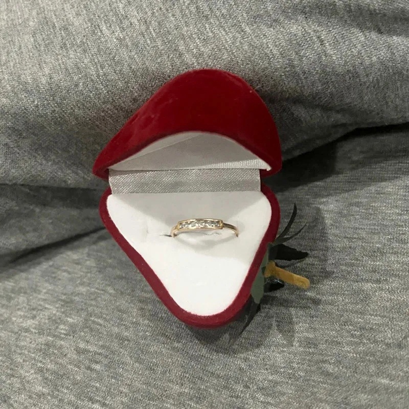 1Set Hộp đựng trang sức hình quả dâu đáng yêu