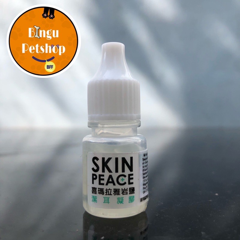 (GIỮ HƯƠNG THƠM) Gel Vệ Sinh Tai Cho Chó Mèo Skin Peace lọ 5g