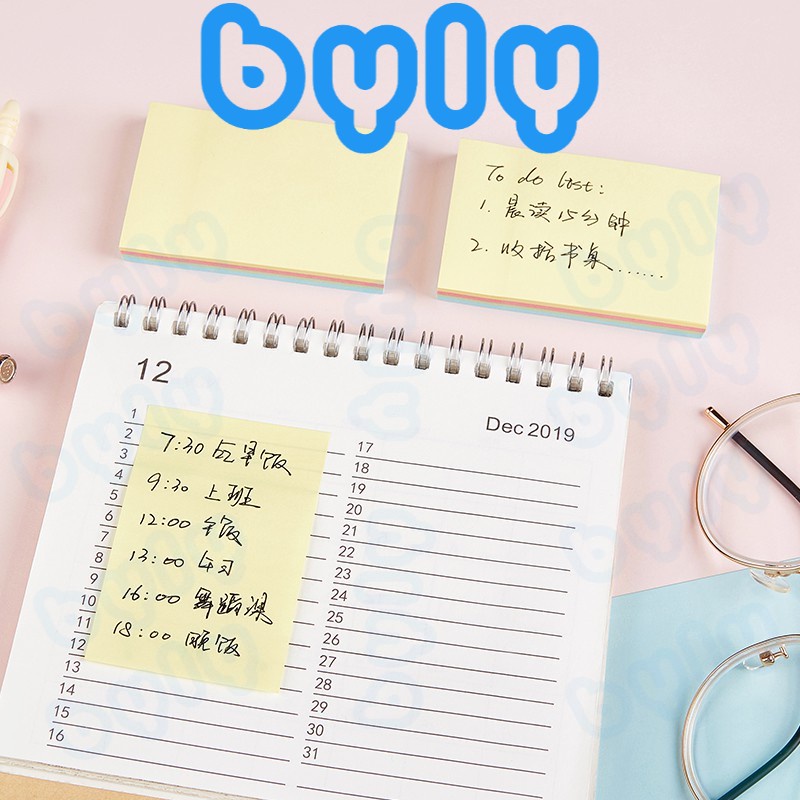 Giấy ghi chú - sticky note 4 màu Pastel BAOKE TZ2003 - TZ2004 - TZ2005