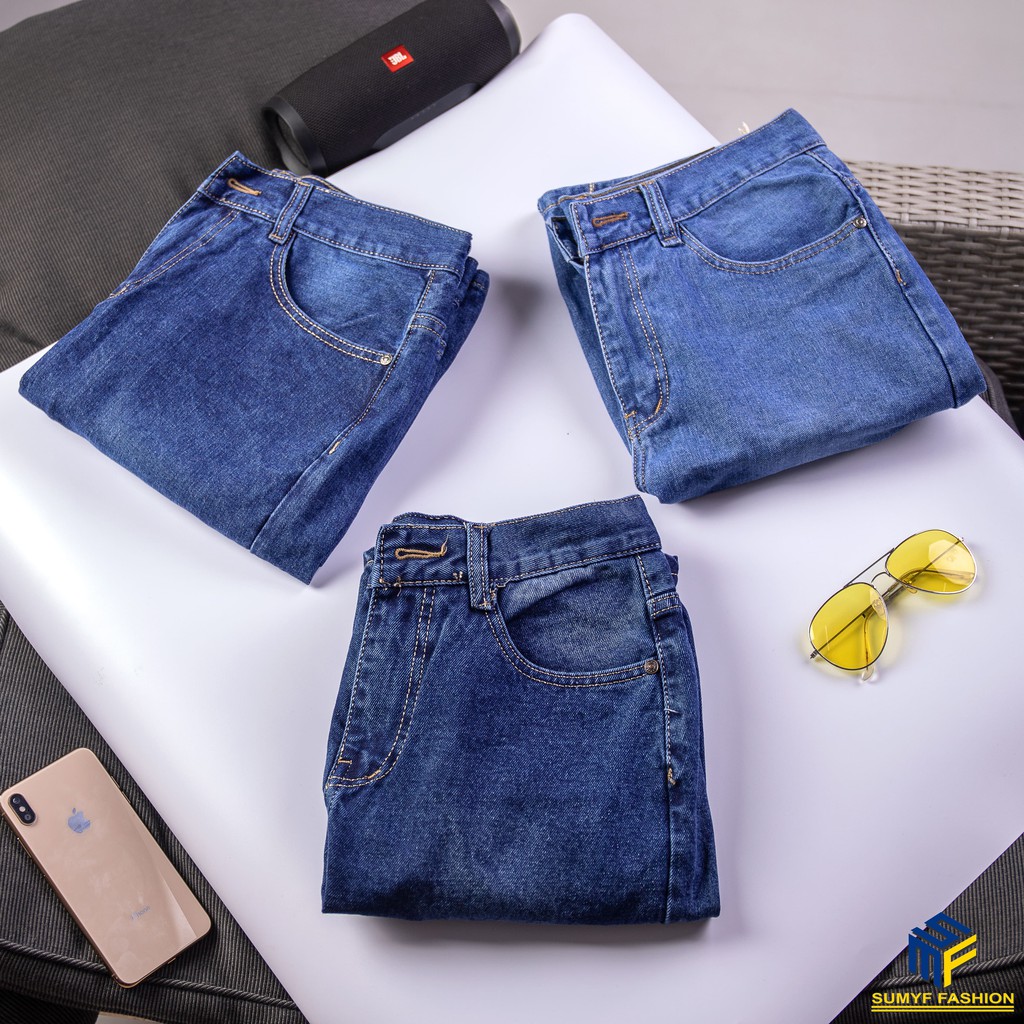 Quần jean lửng nam, Quần short jean nam cao cấp SUMYF, hàng VNXK 100% {có bigsize}