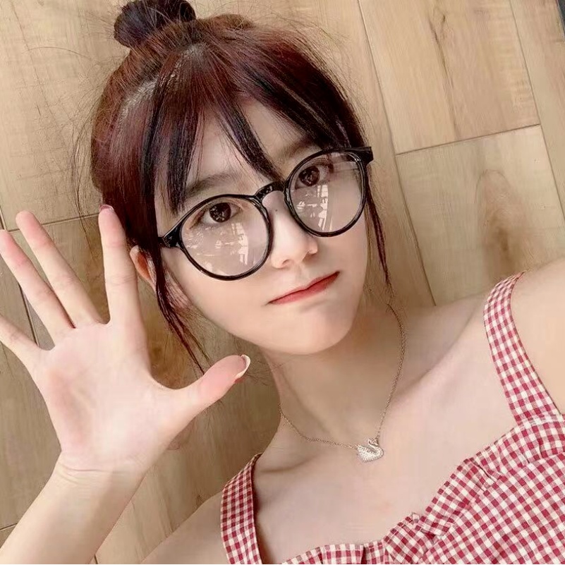 COD Mắt Kính Gọng Tròn Chống Tia Sáng Xanh Thời Trang Hàn Quốc Cho Nữ
