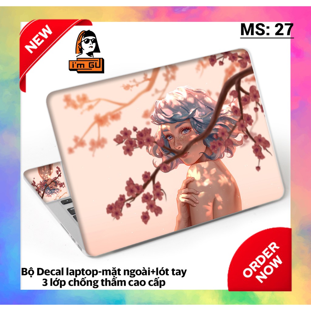 BỘ DECAL DÁN LAPTOP Decal cao cấp 3 lớp chống thấm TẤT CẢ CÁC DÒNG MÁY MACBOOK/ACER/HP/DELL | BigBuy360 - bigbuy360.vn