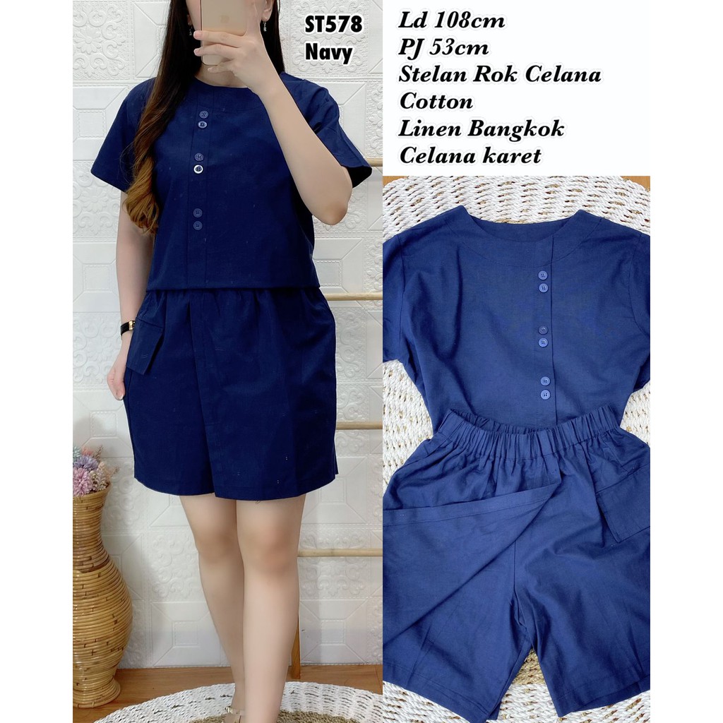 Q4280 Bộ Đồ Vải Lanh Cotton Mềm Mại Cao Cấp Thời Trang Mới ST578
