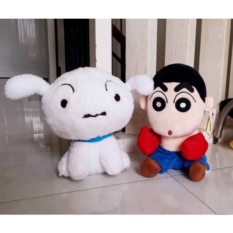 Gấu bông Shin và chó tuyết