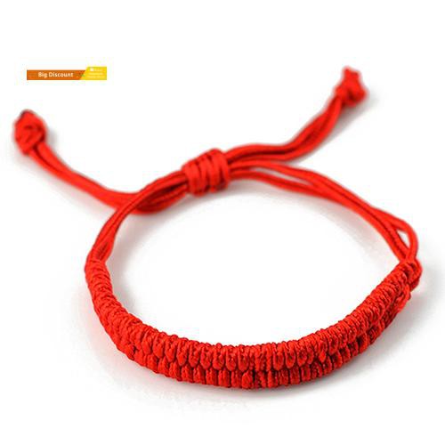 [Hàng Có Sẵn] Dây Bện Thủ Công Màu Đỏ Thời Trang Unisex