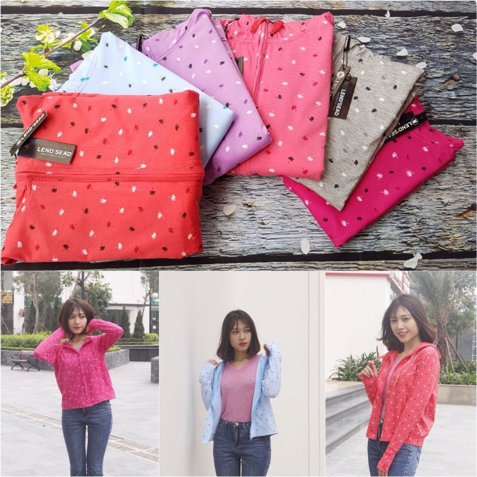 FREESHIP ĐƠN 99K_Sun protection jacket/ Áo chống nắng Lend Sead cao cấp ngăn tia cực tím