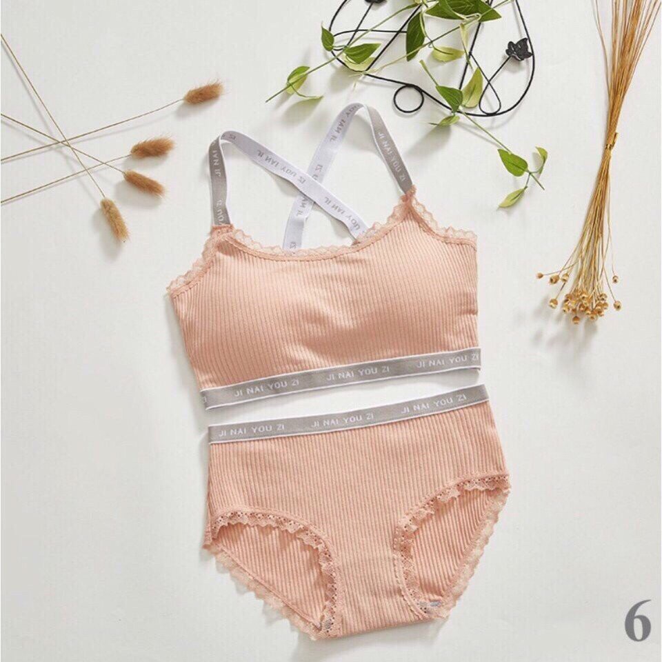 BỘ ĐỒ LÓT THUN GÂN XUẤT NHẬT SIÊU HOT