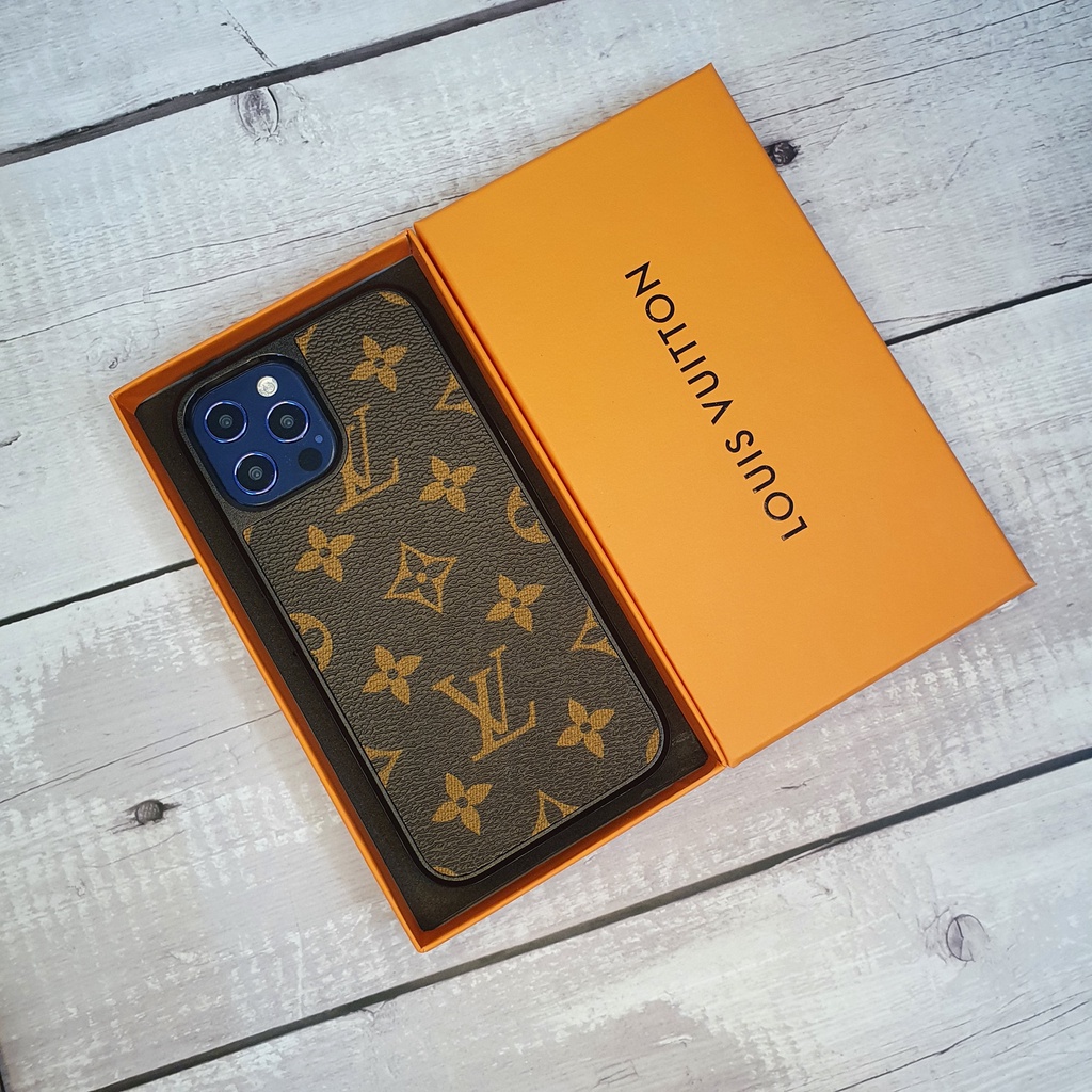 Ốp da L V 12 mini,12,12pro,12promax,11pro,11,11promax,X,XSMax,XR,7Plus,8Plus,7,8 có lót nỉ⁷