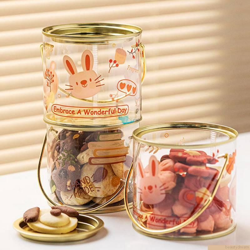 Hộp lưu trữ kẹo/ quà tặng bằng sắt tây đa năng tiện dụng cho dịp lễ hội