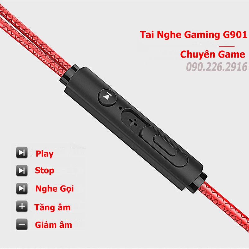 Tai Nghe Gaming G901 Tai Nghe Chơi Game Gameming Chính Hãng - Phụ Kiện Anh Đăng
