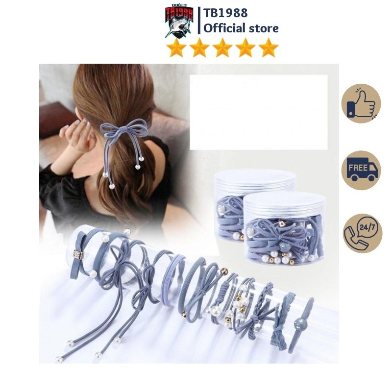 Hộp buộc tóc 12 món siêu xinh