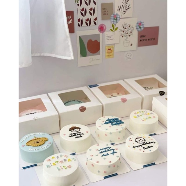 10 Hộp đựng bánh 17*17*8cm