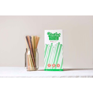 [SALE] Ống hút gạo mix màu phi 6mm [freeship] - Hộp 100 ống