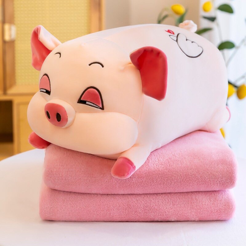 Bộ 3in1 Chăn, gối, gối ôm hình thú xinh xắn cho bé yêu