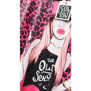 áo thun thái unisex bigsize[da beo hồng KY35