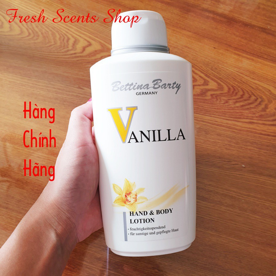 Sữa dưỡng thể Vanilla 500ml - Đức - Hương nước hoa - mùi vanilla thơm dịu nhẹ - lưu hương thơm cực lâu trên cơ thể