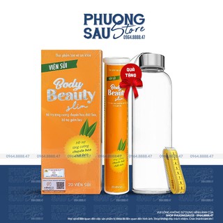 [MẪU MỚI] Viên Sủi Giảm Cân Body Beauty Slim, Hộp 20 Viên, Hỗ Trợ Giảm Cân Hiệu Quả, An Toàn Tự Nhiên
