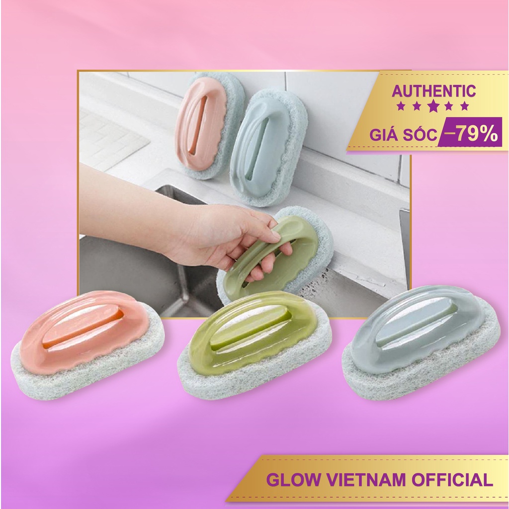 Bàn chải cọ rửa nhà bếp có tay cầm tiện lợi - Glow Asia