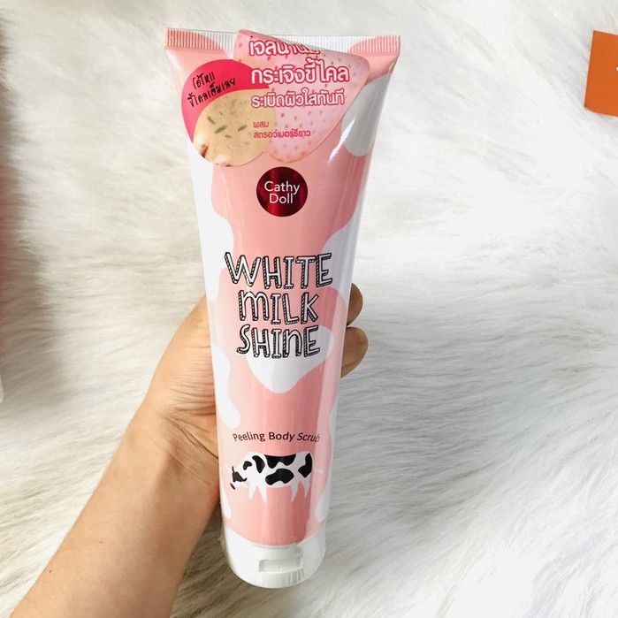 Tẩy Tế Bào Chết Toàn Thân Cathy Doll White Milk Shine Peeling Body Scrub