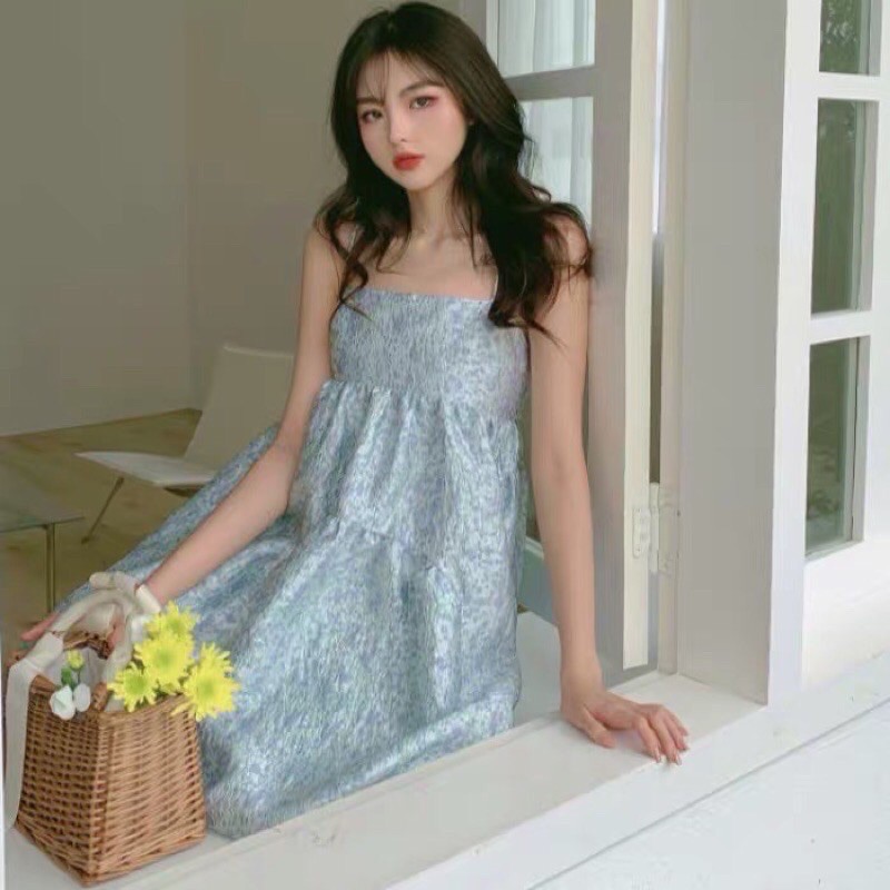 Váy Babydoll Tầng Hai Dây