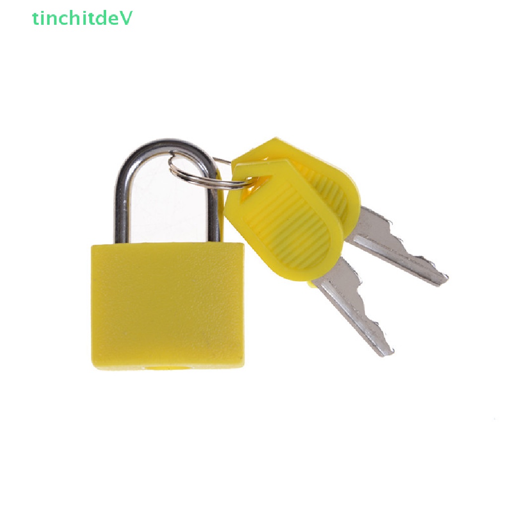 [TinchitdeV] Ổ Khóa Hành Lý Mini Bằng Thép Mạnh Mẽ Có 2 Chìa Khóa [Hàng Mới]