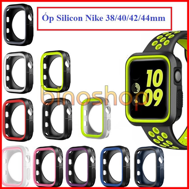 Ốp viền Silicon Nike Apple Watch 38/40/42/44mm