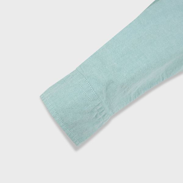 Áo Sơ Mi Nam Dài Tay Vải Cotton Oxford Màu Xanh Bạc Hà - Fo76 Shop | BigBuy360 - bigbuy360.vn