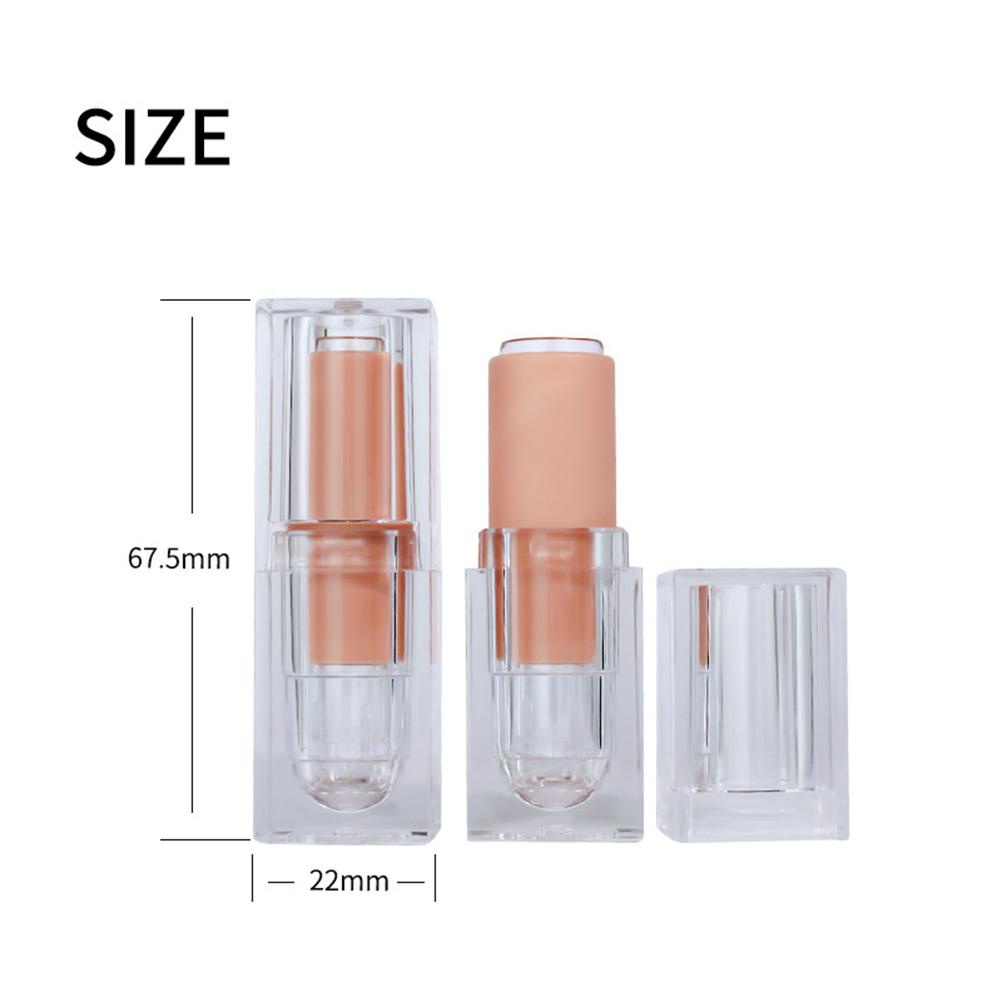 Ống Đựng Son Dưỡng Bằng Acrylic Trong Suốt Hình Vuông