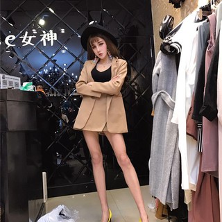 2018 mùa hè mới thời trang tính khí dài phù hợp với áo khoác + váy không thường