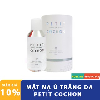 Mặt nạ ủ trắng phủ nano petit cochon skinface toneup mask💖freeship💖mặt nạ ủ trắng phủ halincos8964mk