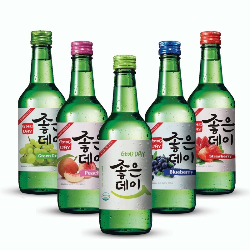 Soju Nước Gạo Lên Men Hàn Quốc Makgeolli Kook Soon Dang vị trái cây [Đào_Nho_Chuối_Truyền thống] chai thơm ngon dễ uống