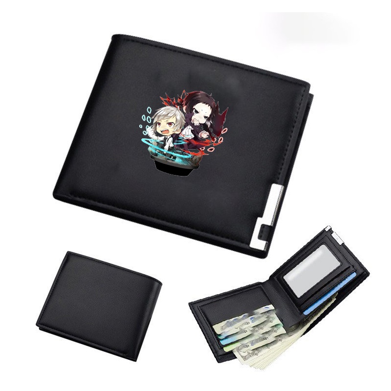 Ví da cầm tay nam nữ IN HÌNH Bungou Stray Dogs anime chibi xinh xắn thời trang