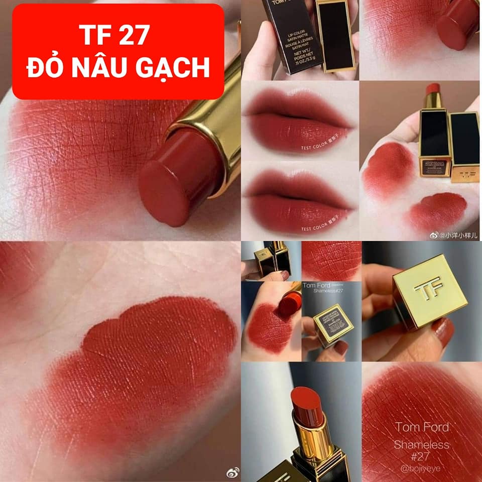 [Mã 2712FMCGSALE giảm 8% đơn 500K] Son Tom ford Lip Color Matte 2g và 3g [ Tomford duty free Hàn - đủ bill] | WebRaoVat - webraovat.net.vn