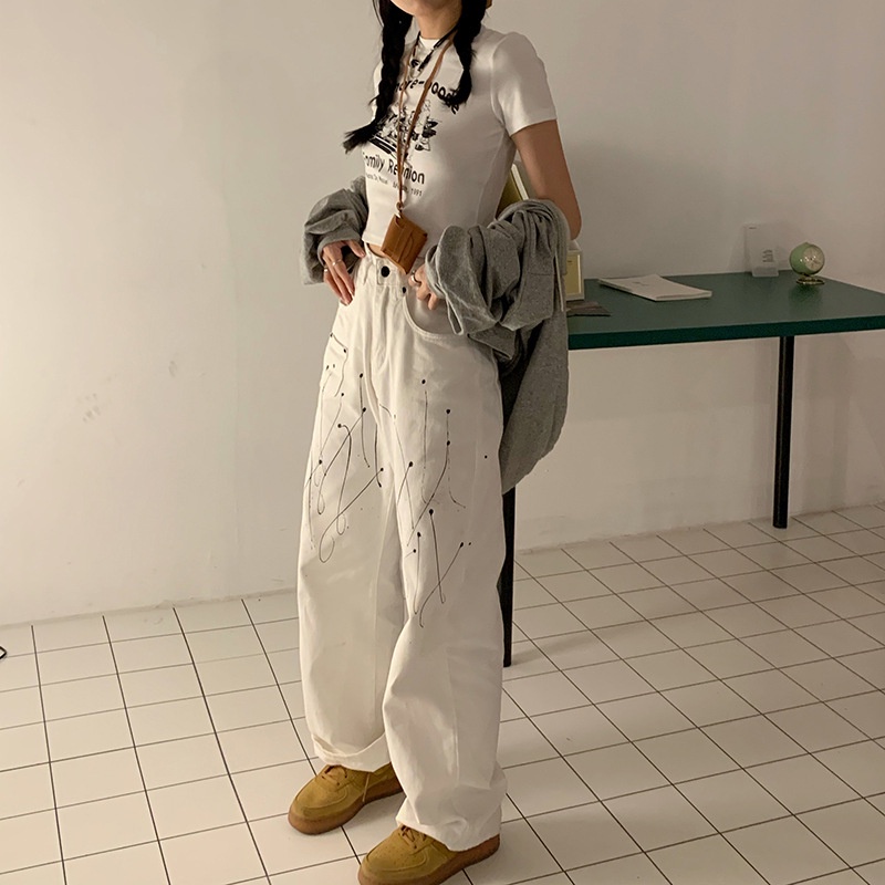  Áo thun ngắn tay thời trang đường phố phong cách Mỹ cá tính cho nữ | BigBuy360 - bigbuy360.vn