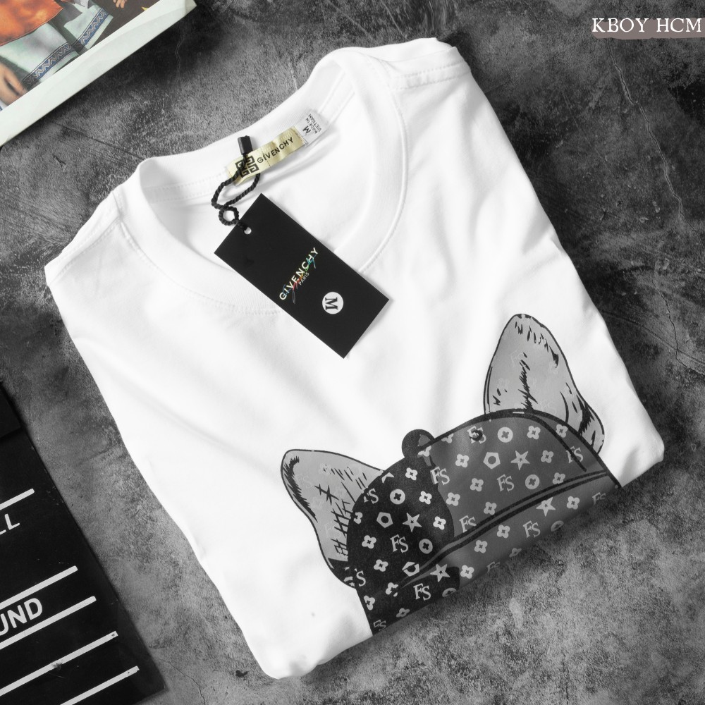 Áo thun nam phông 100% cotton 2 màu trắng đen co giãn chất vải mềm mịn, hợp dáng dễ phối đồ - V224